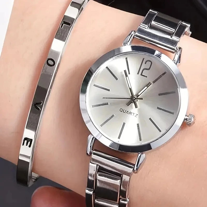 Relógio Feminino Luxo com Brilho em Strass ✨