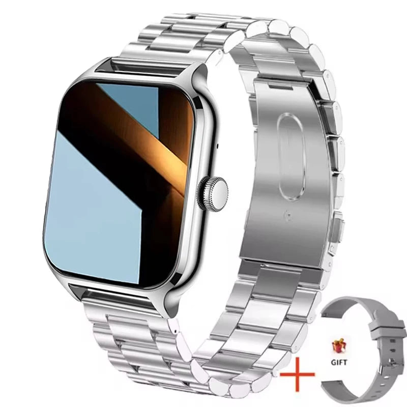 Smartwatch Moderno Unissex – Conectividade e Estilo no Dia a Dia