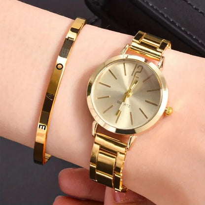Relógio Feminino Luxo com Brilho em Strass ✨