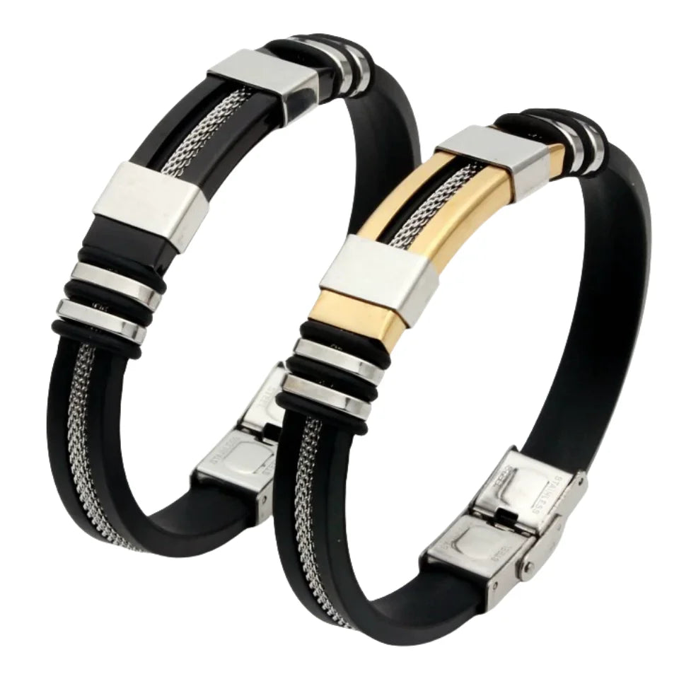 Pulseira Masculina Aço Inoxidável