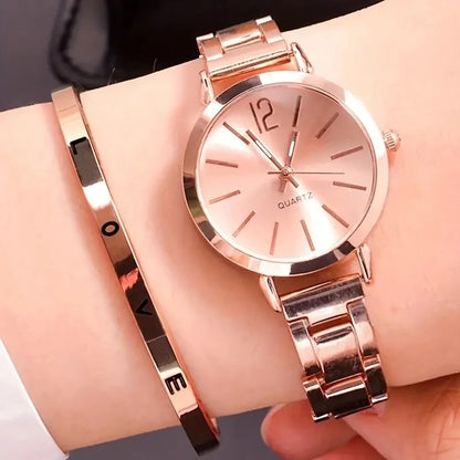 Relógio Feminino Luxo com Brilho em Strass ✨