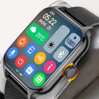 Smartwatch Moderno Unissex – Conectividade e Estilo no Dia a Dia