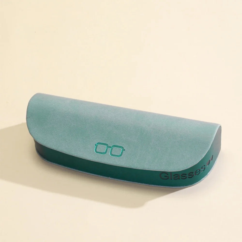 Caixa Porta-Óculos Unissex Couro Sintético – Estojo Compacto e Resistente
