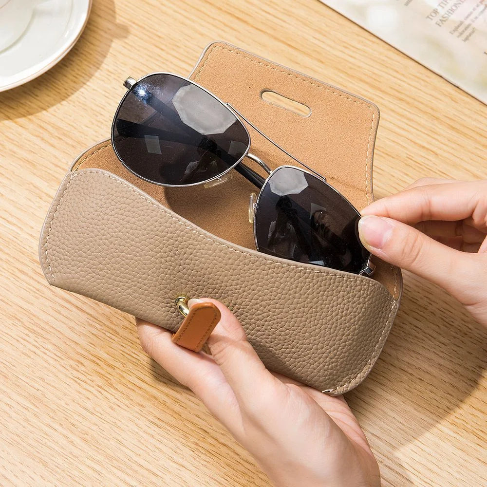 Bolsa de Couro para Óculos