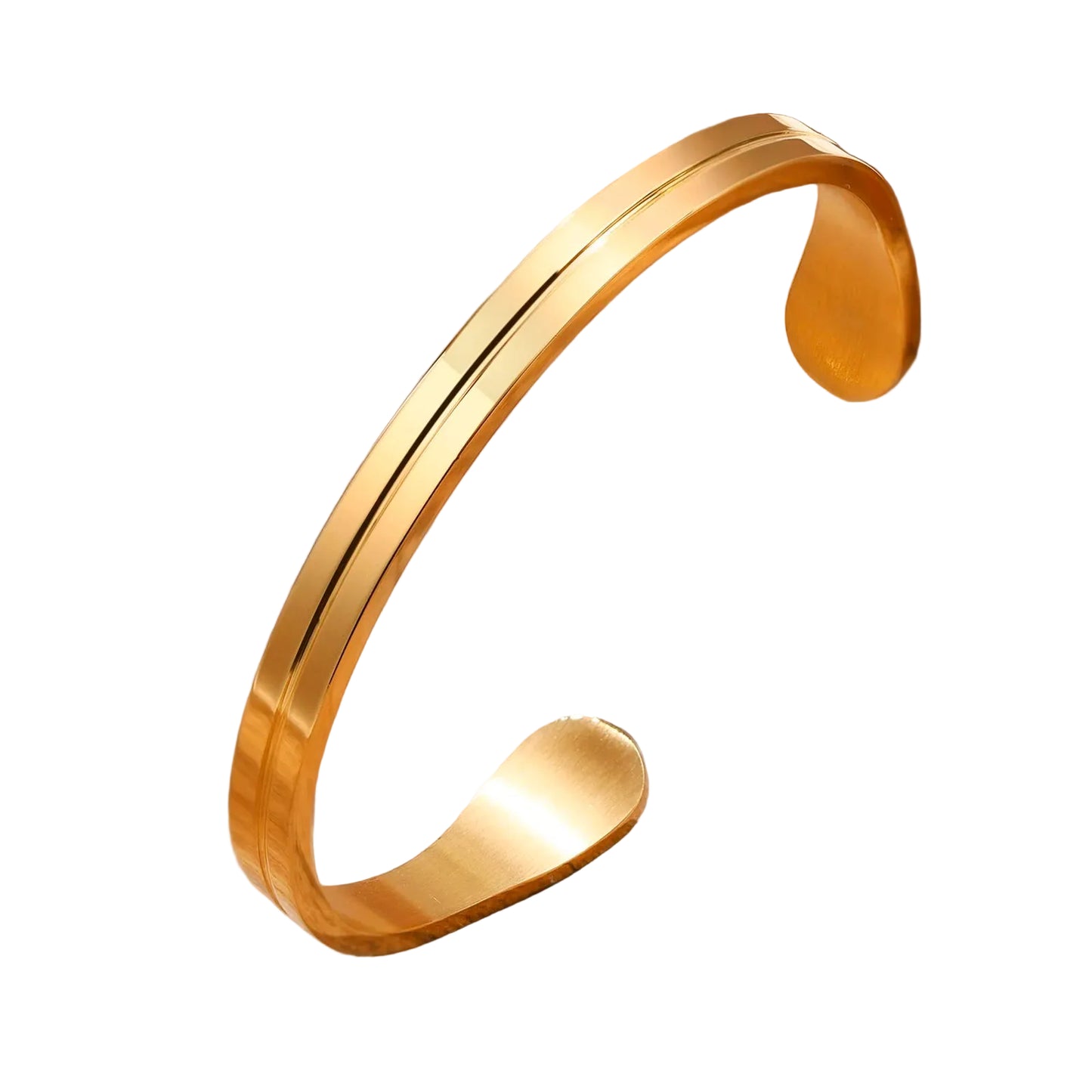 Pulseira Masculina Fina em Aço Inoxidável