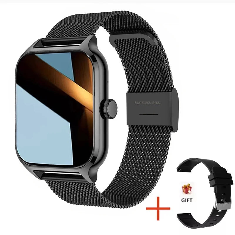Smartwatch Moderno Unissex – Conectividade e Estilo no Dia a Dia